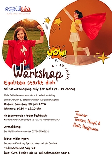 Flyer "Selbstverteidigung für Mädchen"