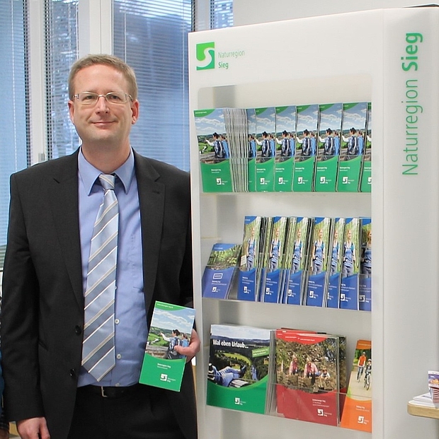 Sven Wolff im Touristik- und Ehrenamtsbüro