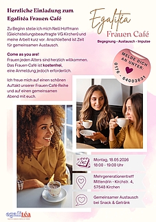 Flyer "Frauenkaffee"